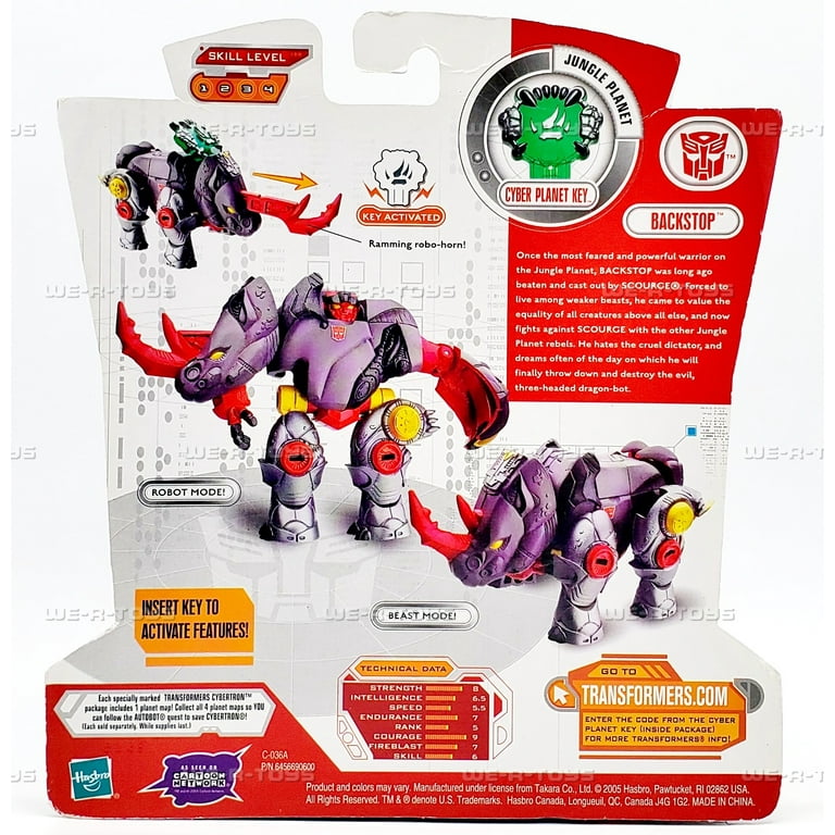 Transformers Cybertron Jungle Planet Scout Backstop Figure2005