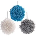 thumbnail image 1 of Hanging Towel Balls, Microfiber Quick Dry Hand Towels, Quick Drying Soft Absorbent Cloth for Kitchen 3pcs, 1 of 5
