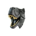 thumbnail image 1 of Dinosaur Head Sculpture Black Color Wall Mounted Ornament, 1 of 5