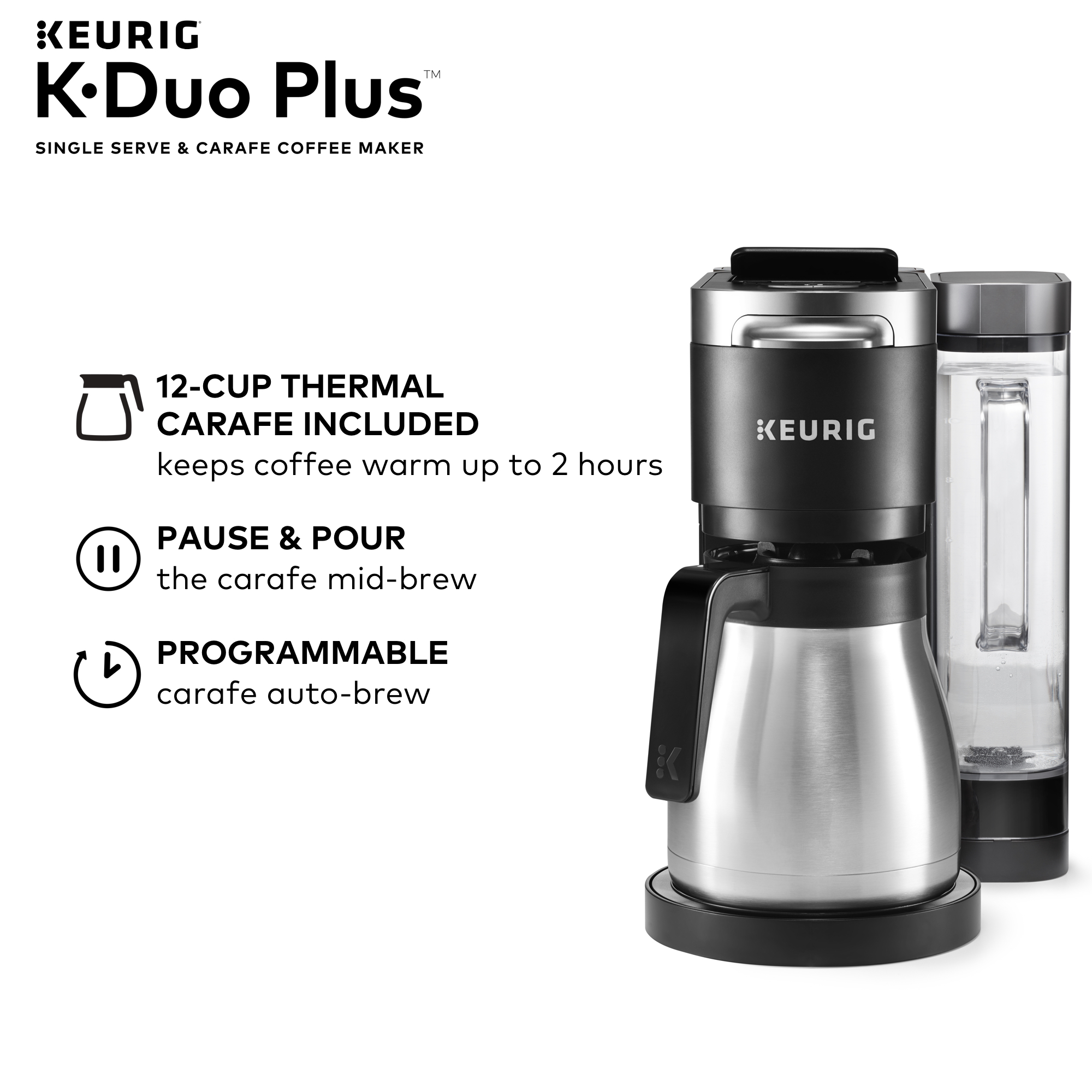 Keurig K-Duo Plus Single Serve & Carafe Coffee Maker - image 9 of 24