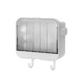 thumbnail image 3 of Box  Storage Holder  Holder Punch Free Wall Mounted Durable PP Double Layer Double Hook Design  Storage Box For Bathroom, 3 of 5