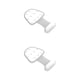 thumbnail image 2 of Injueey Puerto de carga ultrafino para teléfono móvil, tapas antipolvo de silicona para teléfono móvil, a prueba de polvo, a prueba de sudor, Tipo 2 Claro 2piezas, 2 of 5