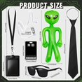 thumbnail image 2 of Accesorios para Disfraz Horolam Agente Secreto MIB 6PCS, 2 of 6