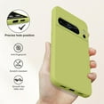 thumbnail image 4 of Slim Liquid Silicone Case for Google Pixel 8 Pro,with Scratch-Resistant Microfiber Lining Shockproof Soft Silicone Protective Case for Google Pixel 8 Pro (YellowGreen), 4 of 14