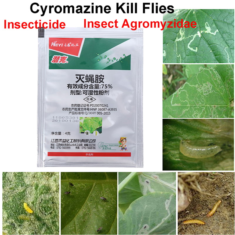 4g Cyromazine Insecticide Agricultural Medicine Pesticide Kill Pest Fly Flies