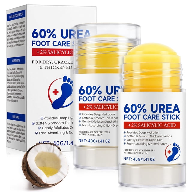 Stick para Cuidado de Pies MXCZBSM 60% Urea 2% Ácido Salicílico 2 Unidades