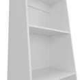 thumbnail image 2 of LiviNest 3 Shelf Bookcase Storage Unit: Modern White Melamine Bookcase for Small Spaces - Open Shelves Design for Studio Office & Home Decor Display, 2 of 6