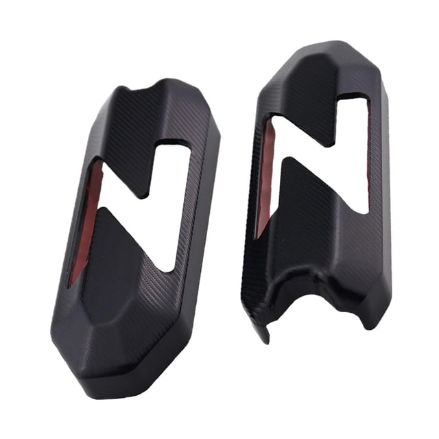 2 piezas de cubierta de luz de señal de aleación de aluminio para 2018-22 Negro kusrkot Cubierta de luz de señal