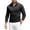 09#Black, variant on Men's Quarter Zip Polo Shirts Casual Lightweight Long Sleeve Top Mock Neck Stylish Summer Color Block Golf Slim Fit Shirts White M