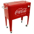 thumbnail image 3 of Leigh Country CP 98105 Metal Embossed Retro Outdoor 60 Qt. Cooler Red, 3 of 7