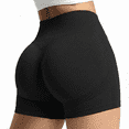 thumbnail image 3 of SOMER Women Gym Shorts Workout Biker Shorts Yoga Booty Shorts Scrunch Butt Lifting Seamless Shorts, 3 of 8