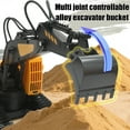 thumbnail image 5 of Large Alloy Remote Control Excavator Construction Vehicle for 3-8 Years, 6-Channel RC Digger with Realistic Sound & Lights, 5 of 6