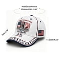 thumbnail image 3 of Adult 3D Print Ball Cap 911 Graphic Baseball Cap Men Women Sun Visor Duckbill Hat Unisex Embroidered Hat Outdoor, 3 of 4