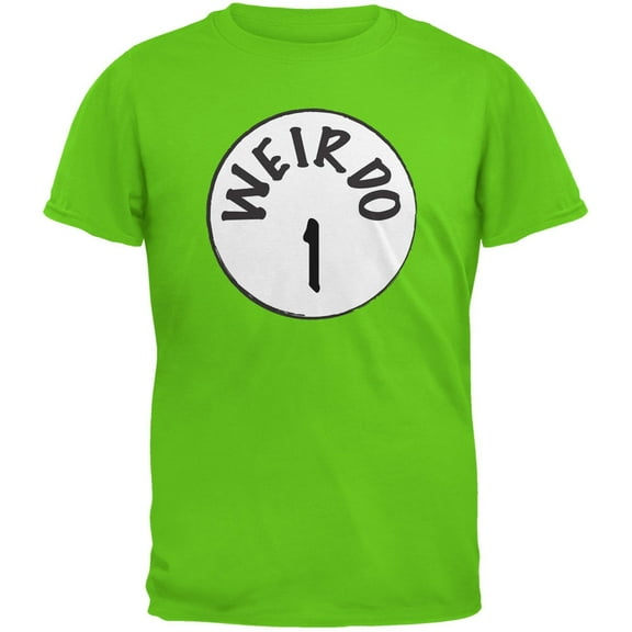 Halloween Weirdo 1 One Electric Green Youth T-Shirt
