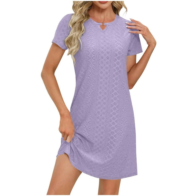 Liquidation d'Été 2025! Robe Grande Taille pour Femmes, Liquidation de Robe d'Été pour Femmes, Mode Décontractée pour Femmes Robe d'Été Sans Manches à Col Rond avec Poches