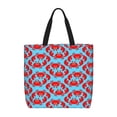 thumbnail image 1 of Easygdp Cartoon Crabs Bolsa Tote para Mujer, Bolso de Hombro para Trabajo, Playa, Viajes, Compras y Supermercado, 1 of 7
