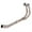 Type A, variant on Motorcycle Exhaust Pipe Systems Front Middle Link Pipe Muffler Parts For CBR500 CB500X CB500F CBR500R 2013-2022