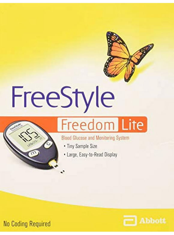 Freestyle blood glucose monitors