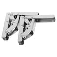 thumbnail image 4 of GUIYONG 2pcs Stainless Steel 90 Degree Hinges Easy To Install Flip Board Hinge Silent Folding Support For Cabinet Doors Drop Leaf Hinges For Kitchen Cabinets, 4 of 5