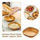 thumbnail image 3 of Bandeja de Plástico Cuadrada con Veta de Madera TQEHS, 3 of 5