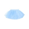 thumbnail image 4 of vastwit Girls Ballet Ballet Dance Tutu Skirts Crinoline Slip Petticoat Birthday Dress Up Underskirt Sky Blue L, 4 of 7