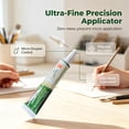 thumbnail image 6 of Waterproof Silicone Glue, Heat-Resistant Instant Glue with Anti-Clog Cap for Rubber & Liquid Silicone, Joining Rubber Pieces, Mending Model Parts, 5.5×1.18 Inches, Green-1Pc/0.68 oz, 6 of 9