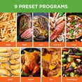 thumbnail image 6 of 4.4QT Dual Basket Air Fryer - Customized Digital Display Electric Oil Free Cooker with Transparent Window (Black), 6 of 7