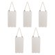 thumbnail image 1 of 5 piezas de letreros de madera colgantes sin terminar, etiqueta colgante de hoja con cuerda de madera en blanco Vertical, 1 of 9