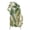 Green, Olive, Yellow, variant on Vintage Tropical Forest Arch Backdrop Cover 4FT, Rustic Botanical Leaves Brown Green Spandex Fitted Stretchy Arch Stand Covers, Round Top Chiara Backdrop Cover for Wedding Party Birthday Baby Shower
