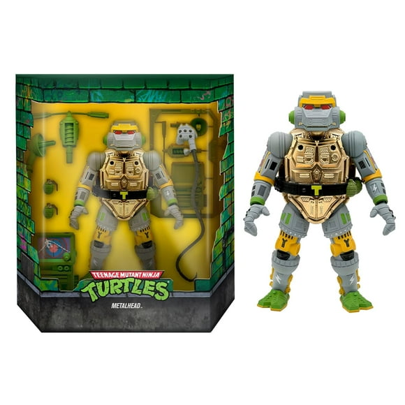 Figura de acción Super7 ULTIMATES! Teenage Mutant Ninja Turtles Metalhead, 18 cm