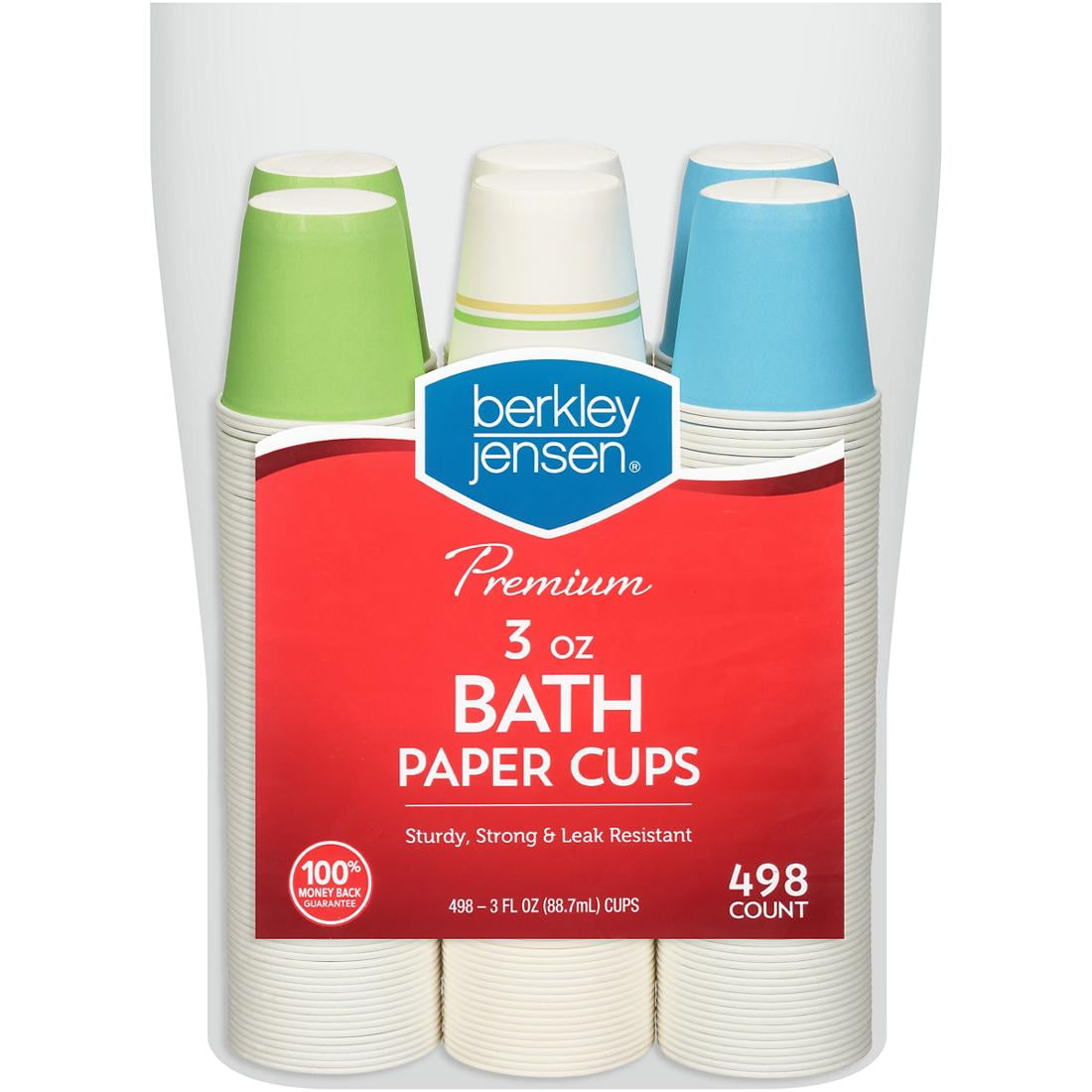 Berkley Jensen Bath Paper Cups, 498 ct