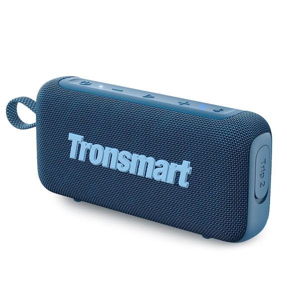 Portable Outdoor Speaker with Ultra-Portable Clip, 10W Big Sound,Deep Bass, IPX7 Waterproof Speaker,20H Battery,Voice Assistant,Blue Portable Party Speaker-Tronsmart