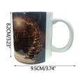 thumbnail image 2 of Taza de cerámica para amantes de los libros (330 ml) | Taza de café con leche para lectores, bibliotecarios y clubes de lectura | Apto para microondas y lavavajillas | Regalo para cumpleaños,, 2 of 4