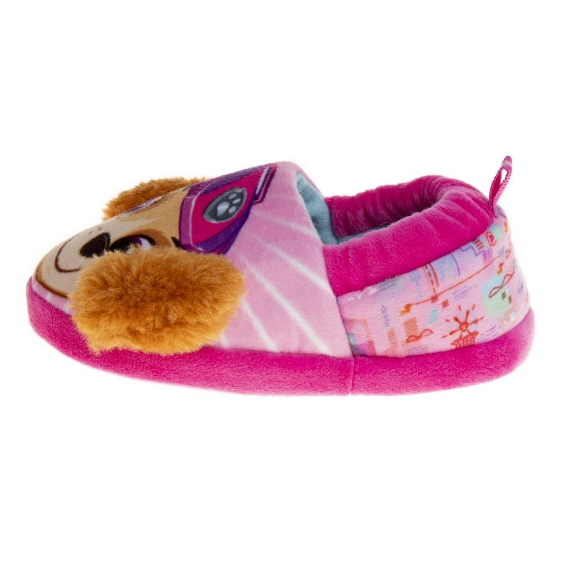 Nickelodeon Paw Patrol Toddler Girls Dual Sizes Slippers, Pink, Size: 9-10