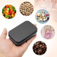 thumbnail image 4 of uxcell 6pcs Metal Tin Box, 3.7x2.4x0.8" Mini Portable Rectangular Empty Tinplate Small Storage Container Airtight Tins with Lids for Candy Favors Crafts Christmas Gifts, Black, 4 of 7