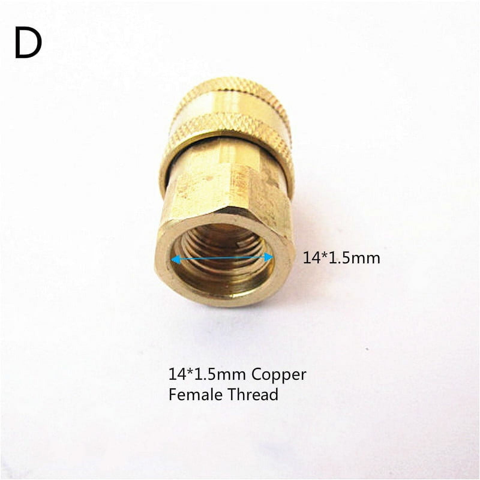 1/4" Thread High Pressure Water Gun Connector Hose Quick Adapter Pipe Joint Hose Coupling Garden Irrigation Watering Fittings