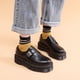 thumbnail image 3 of Zapatos de suela gruesa para mujer, mocasines con plataforma Oxfords, hebilla y Correa, punta redonda, 3 of 4