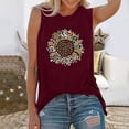 thumbnail image 2 of Fridja Women Letters Printing Sleeveless O-Neck Vest Tank Shirt Tunic Blouse Tops, 2 of 4