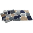 thumbnail image 2 of Chesapeake Pebbles 2 pc Blue Sienna Bath Rug Set (21"x34" & 24"x40"), 2 of 6