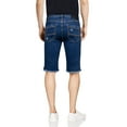 thumbnail image 2 of RAWX Men's Denim Shorts, Washed Ripped Distressed Destroyed Cut Off Slim Fit Jeans Short for Men (Frayed Hem Rips - Medium Blue Size 34), 2 of 6