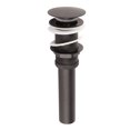 thumbnail image 2 of Drenaje del fregadero ANGGREK emergente a prueba de herrumbre Negro mate para lavabo, 2 of 7