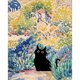 thumbnail image 5 of Hilo de bordar de algodón ecológico completo, obra de arte de punto de cruz de gato de 11CT, 40x50cm, negro, 5 of 9