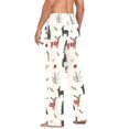 thumbnail image 3 of FORMRS Mens Pajama Pants with Pockets Sleepwear Lounge Bottoms Sizes S-2XL, Christmas Plaid Deer, 3 of 7