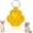 Claw Shape- Yellow, variant on BURIBURI Dog Fur Storage Keychain, Dog Hair keychainPet Paw Shaped Leather KeychainPet Hair Keepsake Keyring, Pet Memorial Gifts