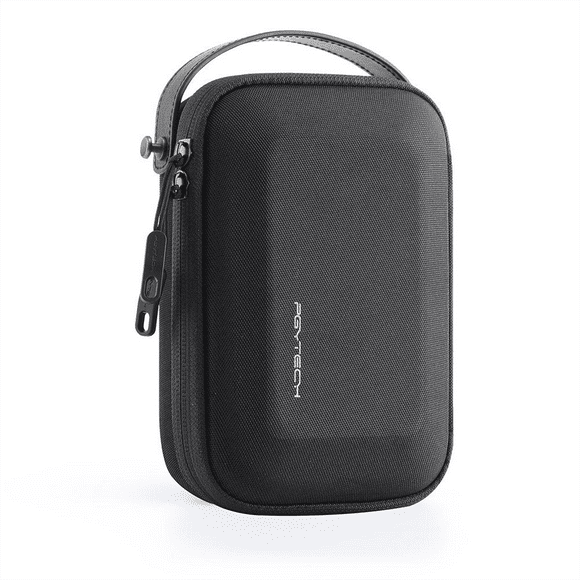 Mini Carrying Case for GoPro Hero 13, DJI Pocket 3, Action 5, Ace – Portable Anti-Scratch Nylon & EVA Travel Handbag with Custom Compartments – Black