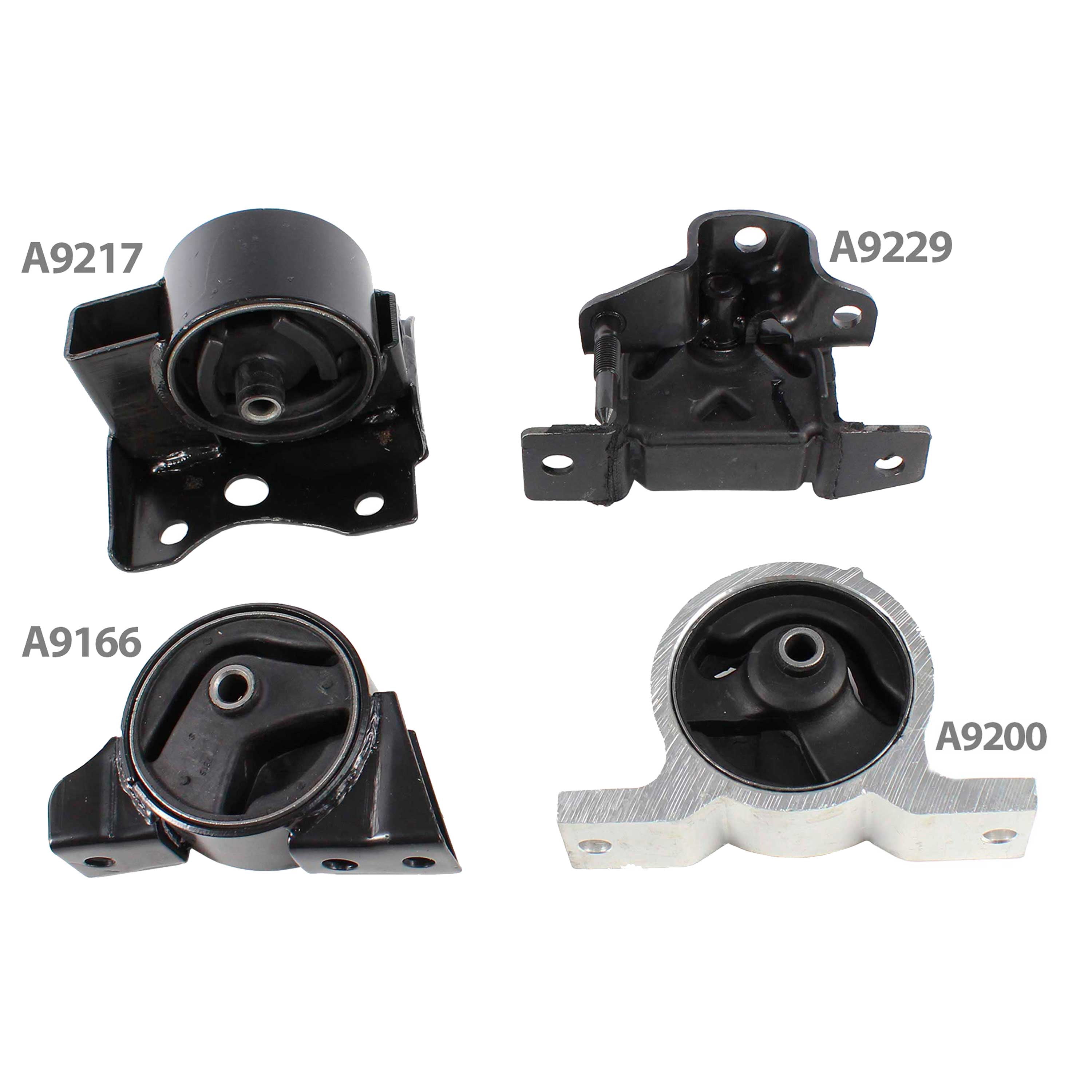 DNJ MMK1001 New Engine Motor Mount Kit Fits Cars & Trucks 00-06 Nissan Sentra 1.8L DOHC 16v