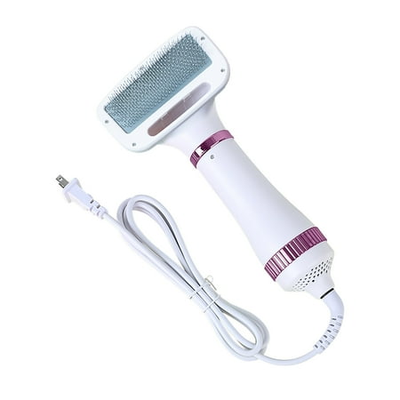 TaTaai 4Pcs 3-in-1 Pet Hair Dryer & Slicker Brush for Dogs & Cats – Portable Quiet Adjustable Temp Overheat Protection Dog Hair Dryer