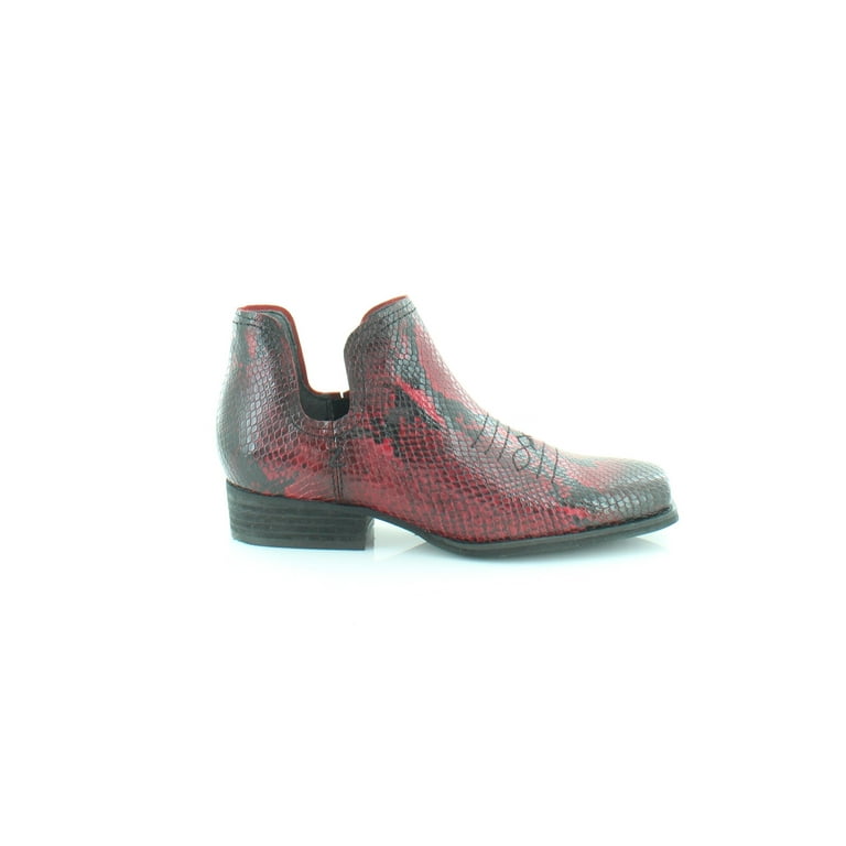 Crimson elastic gore booties hotsell