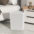 thumbnail image 5 of Sosody 4.5 Gallon Swing Top Garbage Can, Plastic Trash Bin with Lid, 3 Pack, 5 of 7