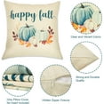 thumbnail image 2 of Farmhouse Fall Throw Pillow Covers 18x18 Set of 4, Autumn Pumpkin Decorative Pillow Covers, Thanksgiving Pillows Cases Harvest Cushion Cases for Couch Sofa, Outdoor Home Decor, 2 of 5